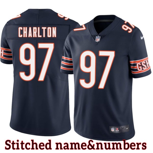 Navy Home Taco Charlton Jersey Chicago Bears #97