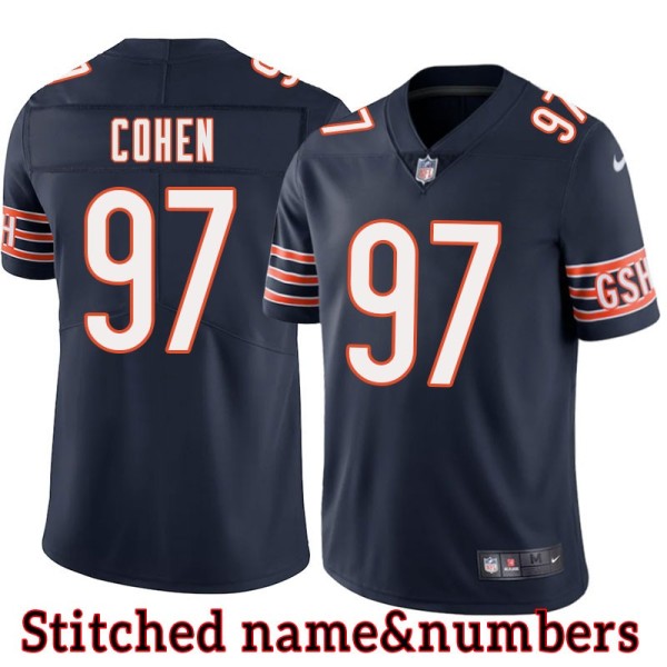 Navy Home Landon Cohen Jersey Chicago Bears #97