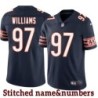 Navy Home Nick Williams Jersey Chicago Bears #97