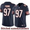 Navy Home Willie Young Jersey Chicago Bears #97