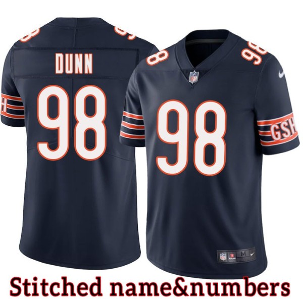Navy Home Brandon Dunn Jersey Chicago Bears #98