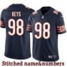 Navy Home Tyrone Keys Jersey Chicago Bears #98