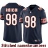 Navy Home Bryan Robinson Jersey Chicago Bears #98
