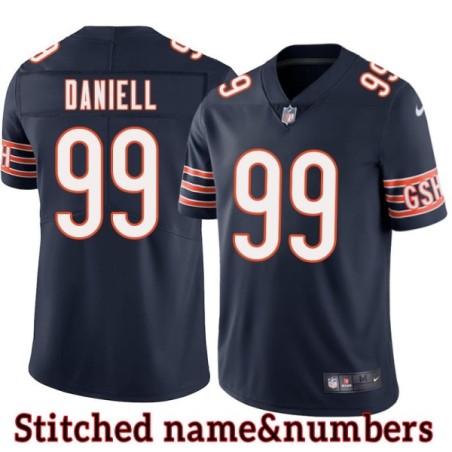 Navy Home Jim Daniell Jersey Chicago Bears #99