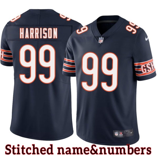 Navy Home Marcus Harrison Jersey Chicago Bears #99