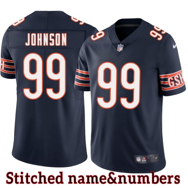 Navy Home Tank Johnson Jersey Chicago Bears #99