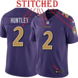 Purple Alternate Legend Tyler Huntley Jersey Baltimore Ravens #2