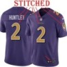 Purple Alternate Legend Tyler Huntley Jersey Baltimore Ravens #2