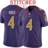 Purple Alternate Legend Sam Koch Jersey Baltimore Ravens #4