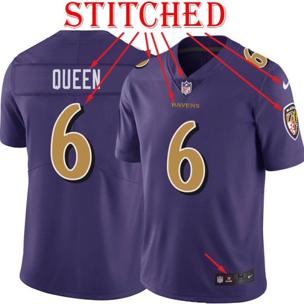Purple Alternate Legend Patrick Queen Jersey Baltimore Ravens #6