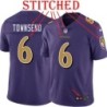 Purple Alternate Legend Johnny Townsend Jersey Baltimore Ravens #6