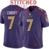 Purple Alternate Legend Billy Cundiff Jersey Baltimore Ravens #7