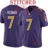 Purple Alternate Legend Chris Redman Jersey Baltimore Ravens #7