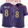 Purple Alternate Legend Kyle Boller Jersey Baltimore Ravens #8