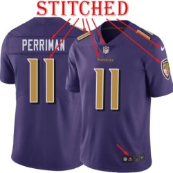 Purple Alternate Legend Breshad Perriman Jersey Baltimore Ravens #11
