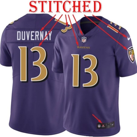 Purple Alternate Legend Devin Duvernay Jersey Baltimore Ravens #13