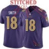 Purple Alternate Legend Roquan Smith Jersey Baltimore Ravens #18