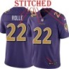 Purple Alternate Legend Samari Rolle Jersey Baltimore Ravens #22