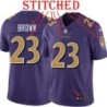 Purple Alternate Legend Chykie Brown Jersey Baltimore Ravens #23