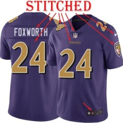 Purple Alternate Legend Domonique Foxworth Jersey Baltimore Ravens #24