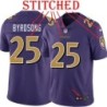 Purple Alternate Legend Shawn Byrdsong Jersey Baltimore Ravens #25