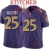 Purple Alternate Legend Evan Oglesby Jersey Baltimore Ravens #25