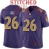 Purple Alternate Legend Rasheen Ali Jersey Baltimore Ravens #26