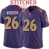 Purple Alternate Legend Rod Woodson Jersey Baltimore Ravens #26