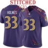Purple Alternate Legend Priest Holmes Jersey Baltimore Ravens #33