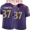Purple Alternate Legend Bennie Thompson Jersey Baltimore Ravens #37