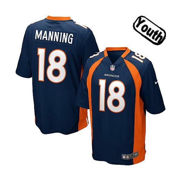 [Sewn-on,Youth]Peyton Manning Denver 