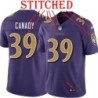 Purple Alternate Legend Maurice Canady Jersey Baltimore Ravens #39