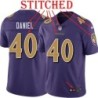Purple Alternate Legend Robertson Daniel Jersey Baltimore Ravens #40
