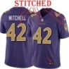 Purple Alternate Legend Anthony Mitchell Jersey Baltimore Ravens #42