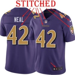 Purple Alternate Legend Lorenzo Neal Jersey Baltimore Ravens #42