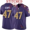 Purple Alternate Legend Will Demps Jersey Baltimore Ravens #47
