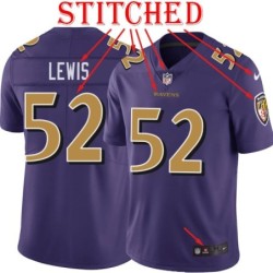 Purple Alternate Legend Ray Lewis Jersey Baltimore Ravens #52