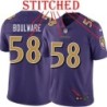 Purple Alternate Legend Peter Boulware Jersey Baltimore Ravens #58