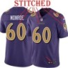 Purple Alternate Legend Eugene Monroe Jersey Baltimore Ravens #60