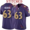 Purple Alternate Legend Ikechuku Ndukwe Jersey Baltimore Ravens #63