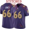 Purple Alternate Legend Tony Jones Jersey Baltimore Ravens #66