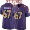Purple Alternate Legend Corey Bullock Jersey Baltimore Ravens #67
