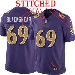 Purple Alternate Legend Jeff Blackshear Jersey Baltimore Ravens #69