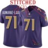 Purple Alternate Legend Malaesala Aumavae-Laulu Jersey Baltimore Ravens #71