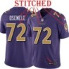 Purple Alternate Legend Kelechi Osemele Jersey Baltimore Ravens #72