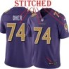 Purple Alternate Legend Michael Oher Jersey Baltimore Ravens #74