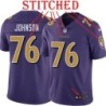 Purple Alternate Legend Jarret Johnson Jersey Baltimore Ravens #76