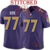 Purple Alternate Legend Matt Birk Jersey Baltimore Ravens #77