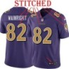 Purple Alternate Legend Frank Wainright Jersey Baltimore Ravens #82