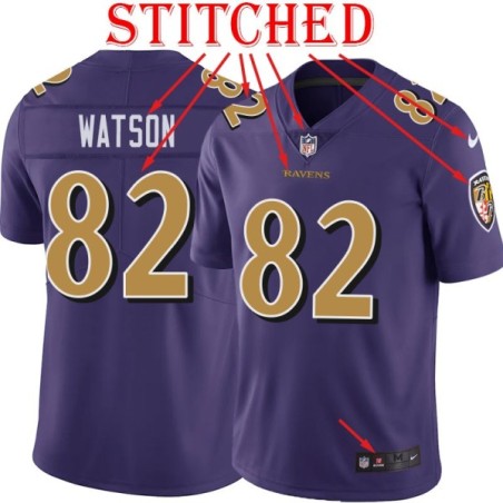 Purple Alternate Legend Ben Watson Jersey Baltimore Ravens #82